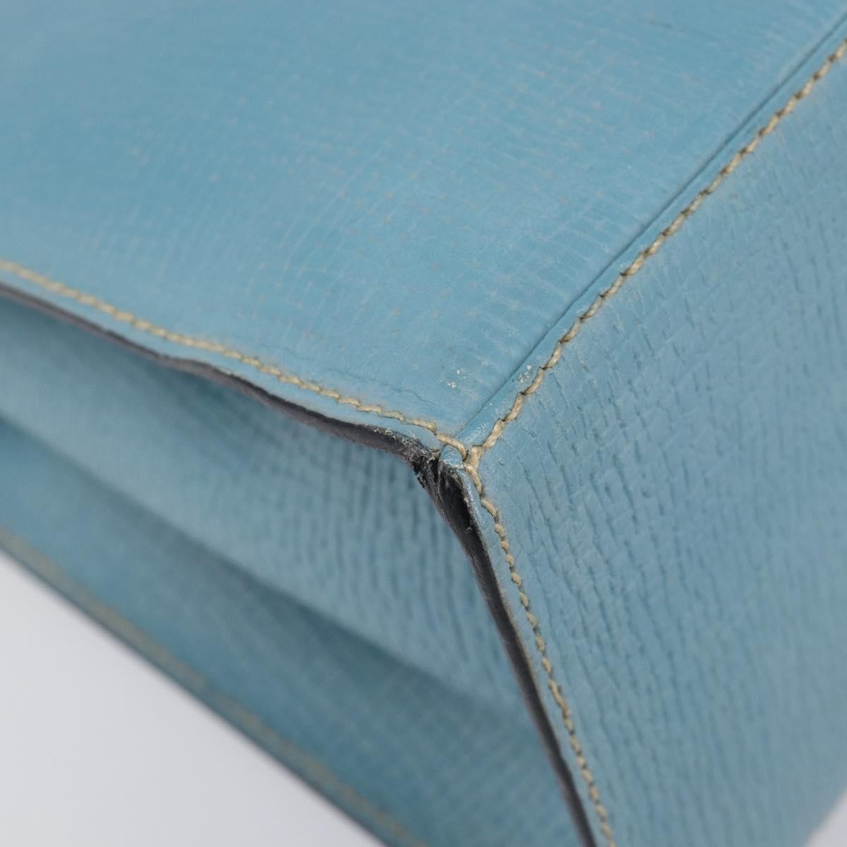 Loewe Tote Leather, Blue, Leather, Tote Bag