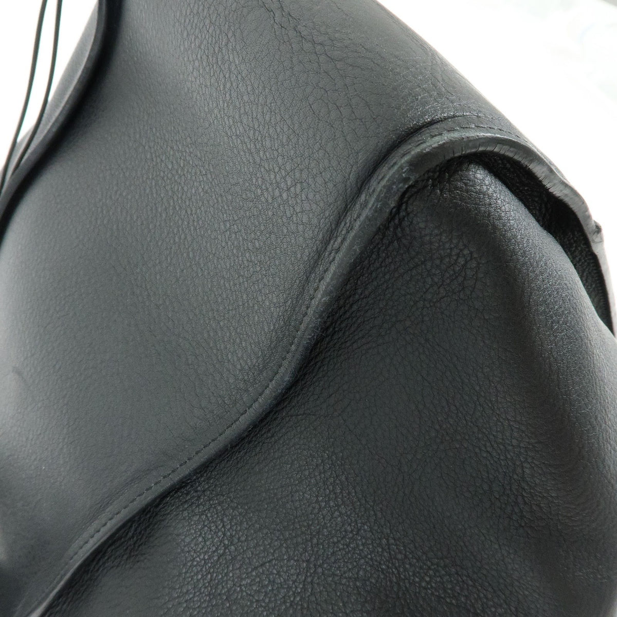 Loewe Hammock Leather, Black, Leather, Handbag