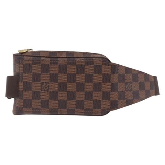 Louis Vuitton Geronimos Waist Damier, Brown, Canvas, Shoulder Bag