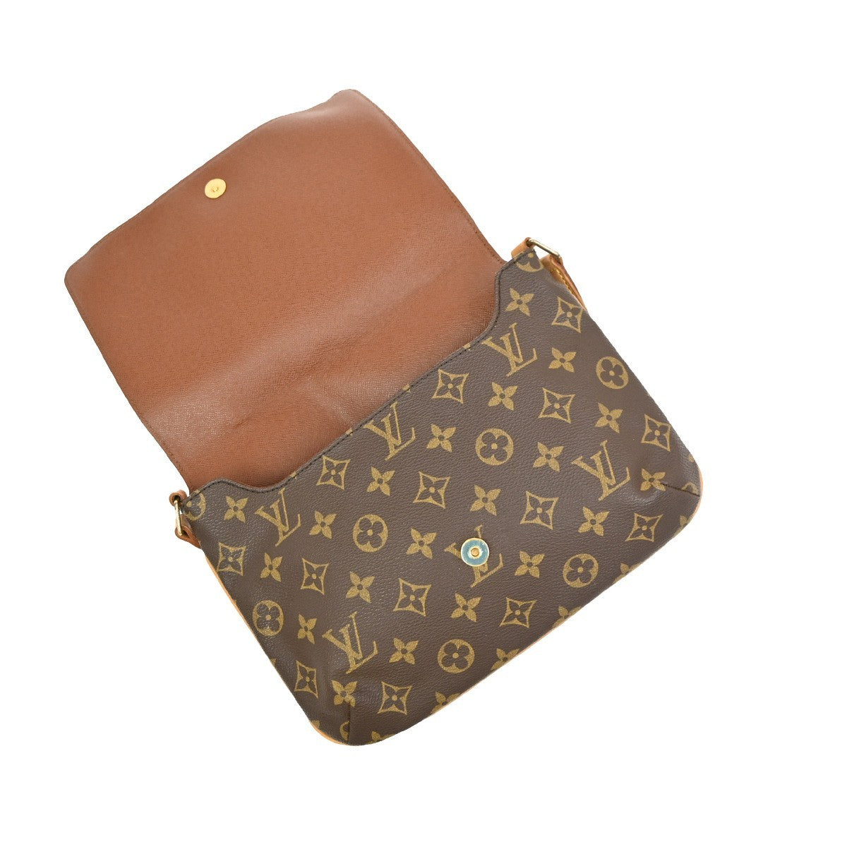 Louis Vuitton Musette Tango Monogram Canvas, Brown, Canvas, Shoulder Bag