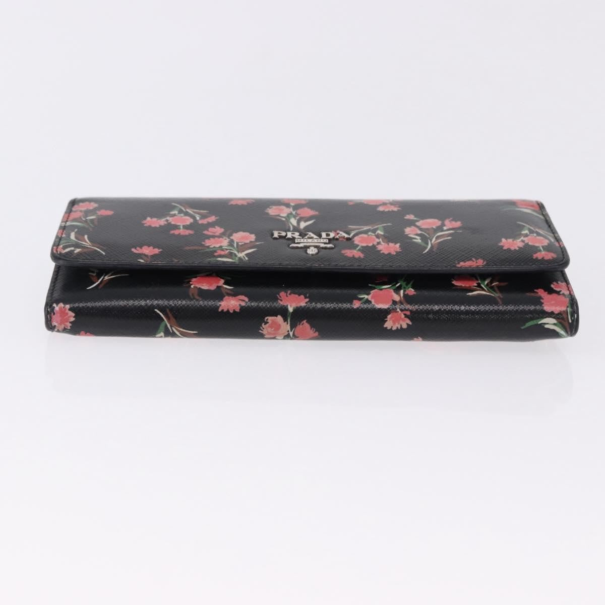 Prada Saffiano Leather, Black, Leather, Wallet