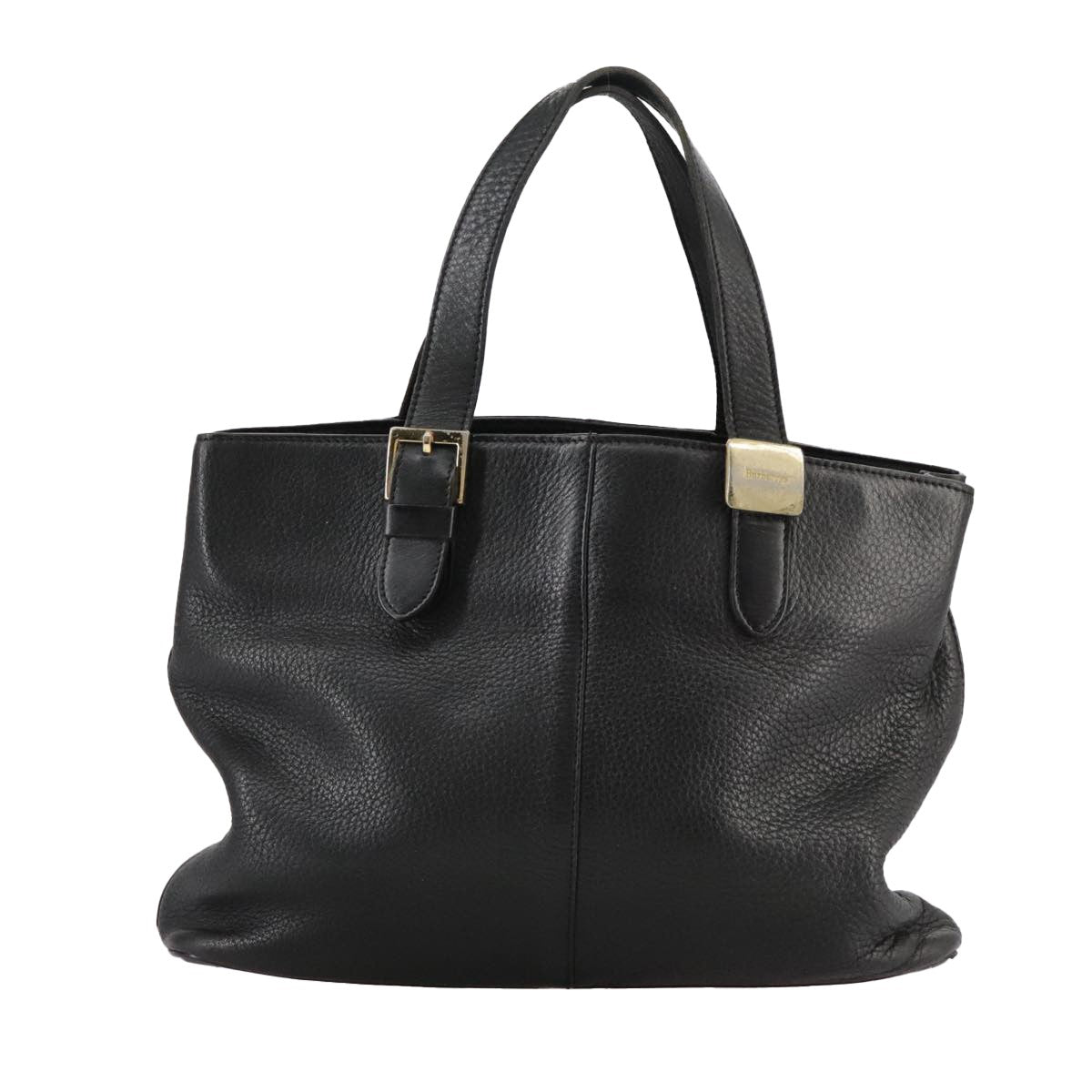 Burberry Handbag Leather, Black, Leather, Handbag