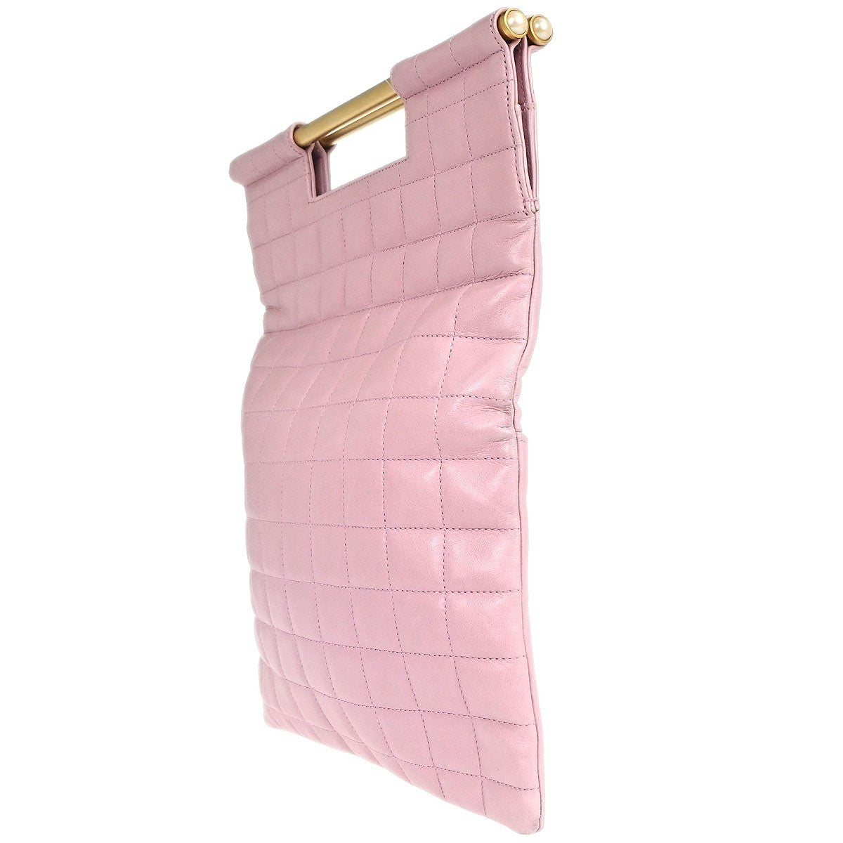 Chanel Chanel Coco Mark Leather Tote leather, Pink, Leather, Handbag