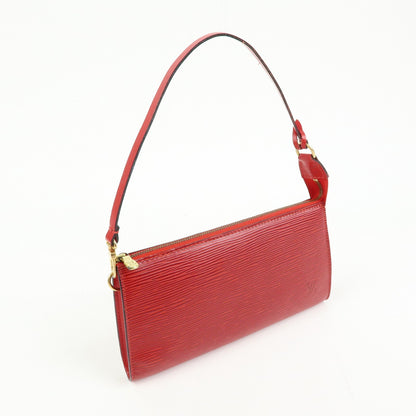 Louis Vuitton Pochette Accessoires NM Epi Leather, Red, Leather, Clutch