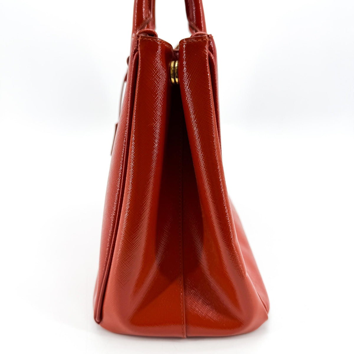 Prada Galleria  Strap leather, Red, Leather, Handbag