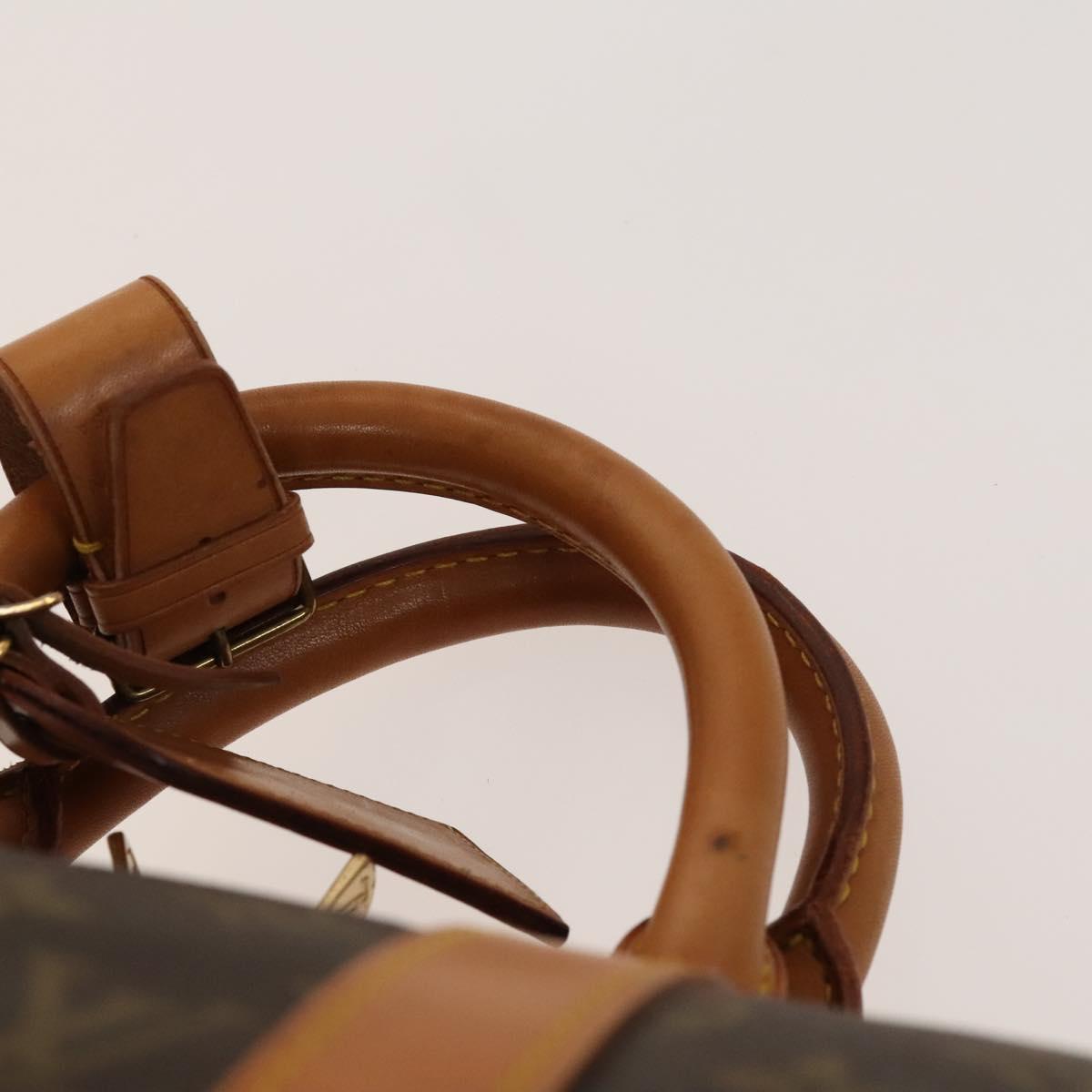 Louis Vuitton Keepall Bag Monogram Canvas, BROWN, CANVAS, Travel bag