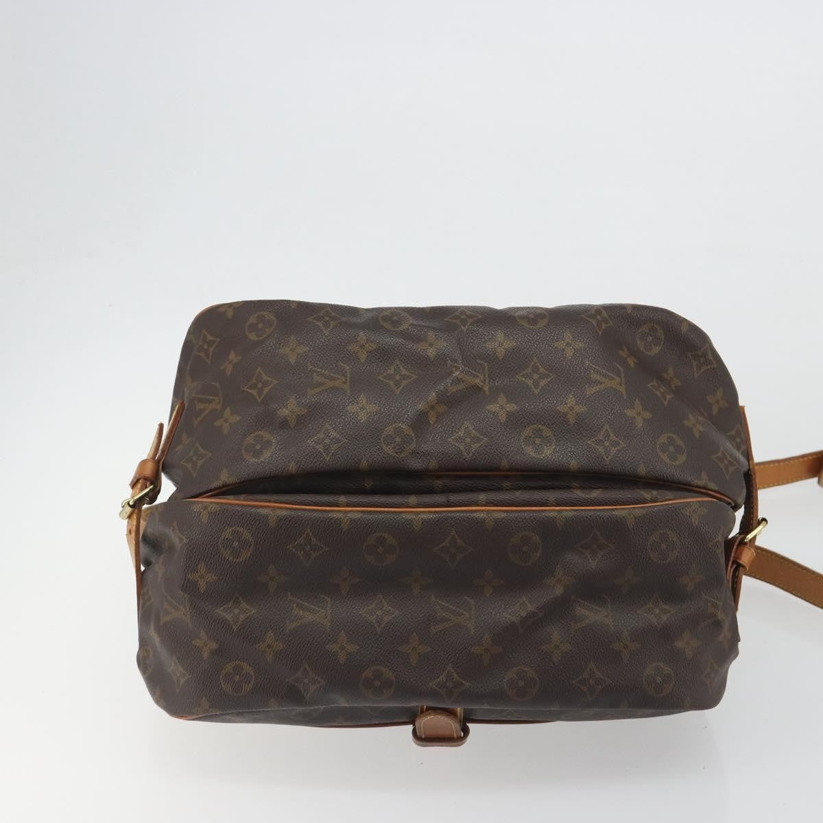 Louis Vuitton Saumur Monogram, Brown, Canvas, Shoulder Bag
