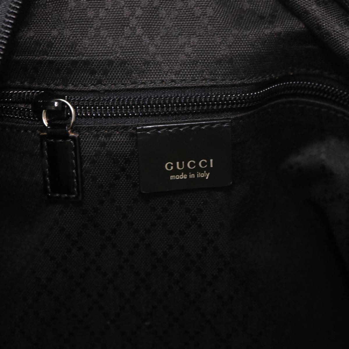 Gucci Boston Nylon, Black, Nylon, Travel Bag