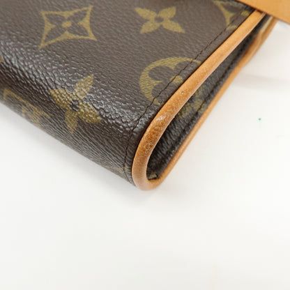 Louis Vuitton Florentine Waist Monogram Canvas, Brown, Canvas, Handbag