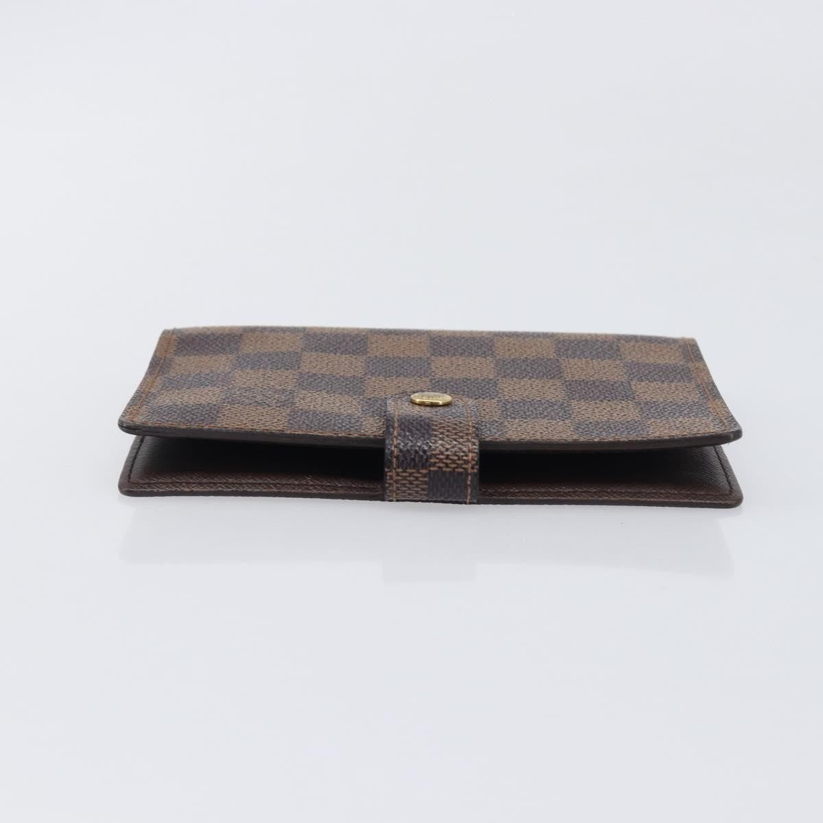 Louis Vuitton Ring Agenda Cover Damier, Brown, Canvas, Briefcase