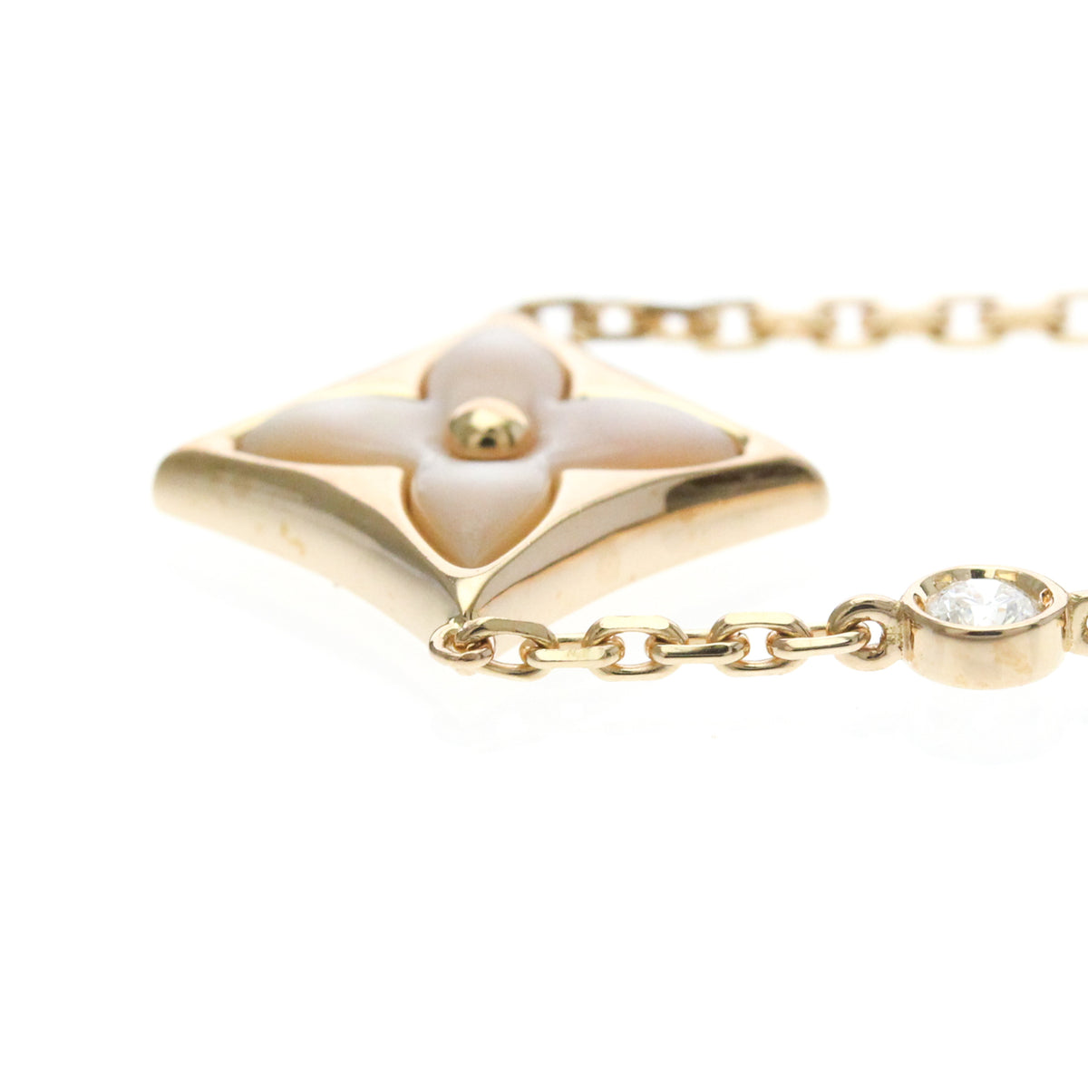 Louis Vuitton Color Blossom BB Star 18K Rose Gold with Mother of Pearl and Diamond, Gold, Pink Gold, Bracelet