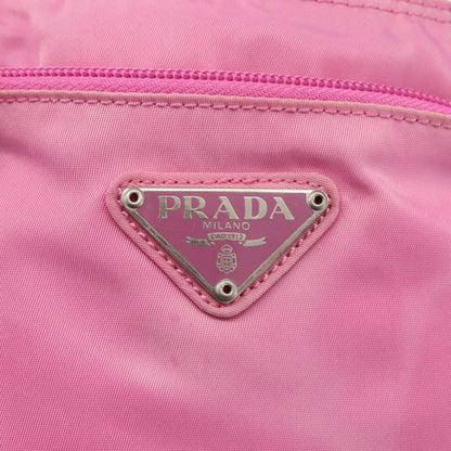 Prada Front Pocket Messenger Tessuto, Pink, Nylon, Shoulder Bag