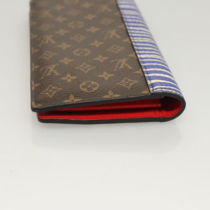 Louis Vuitton Porte Feuille Brother Patchwork, Blue, Canvas, Wallet