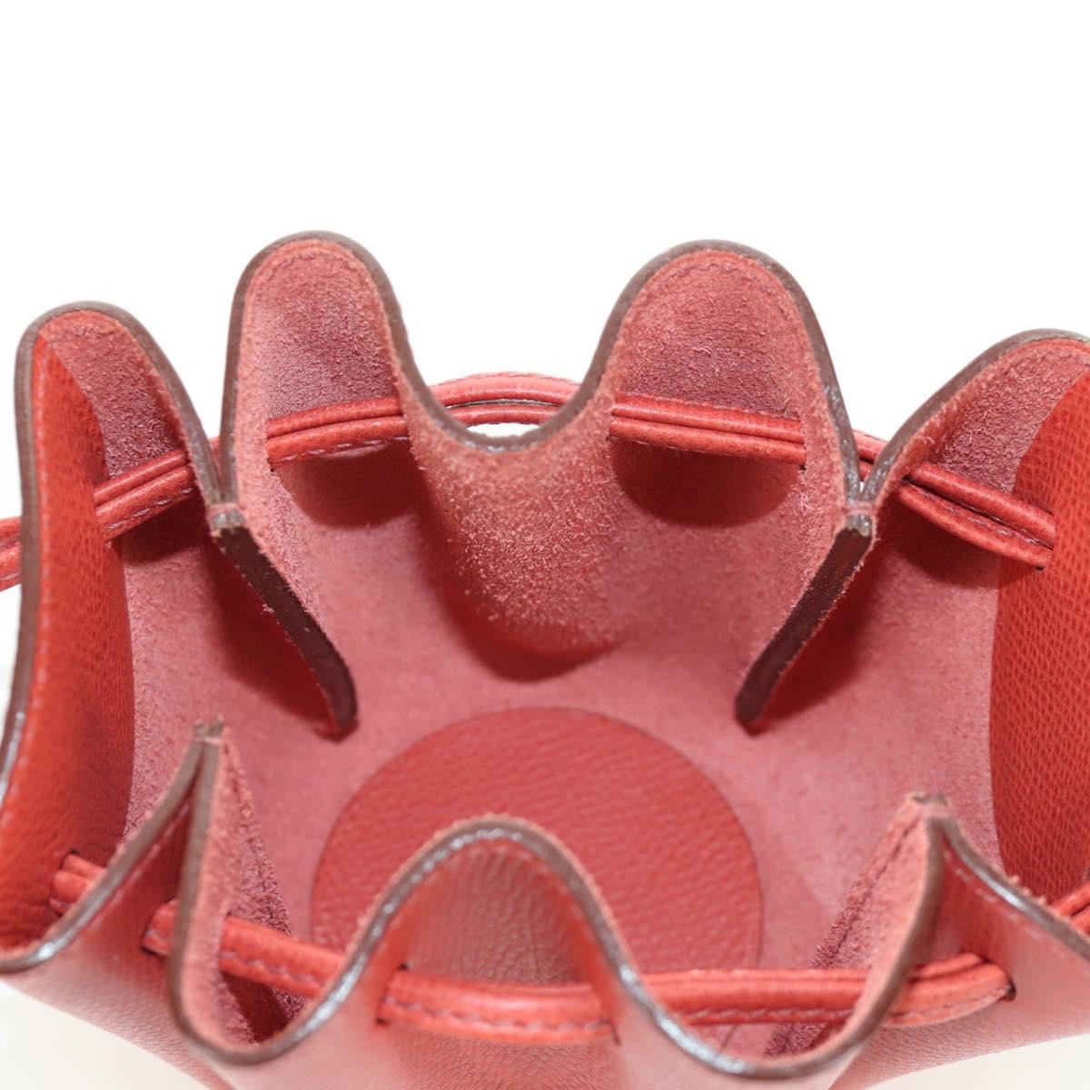 Hermes Vespa Leather, Red, Leather, Clutch