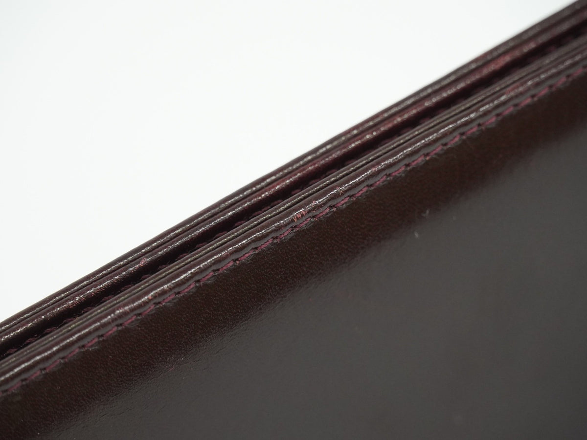 Salvatore Ferragamo Vintage Gancini Chain Leather, Burgundy, Leather, Shoulder Bag