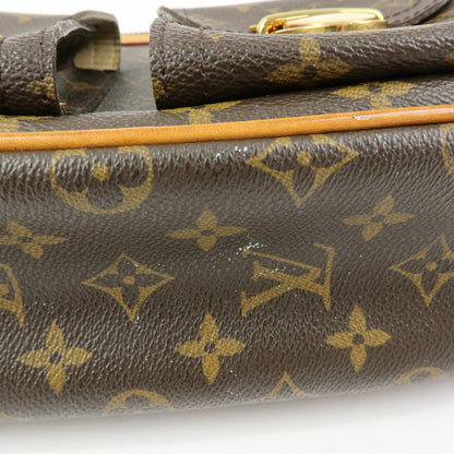 Louis Vuitton Hudson Monogram Canvas, Brown, Canvas, Handbag
