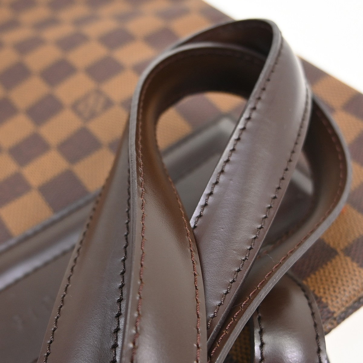 Louis Vuitton Clifton Damier Ebene, Brown, Canvas, Tote Bag