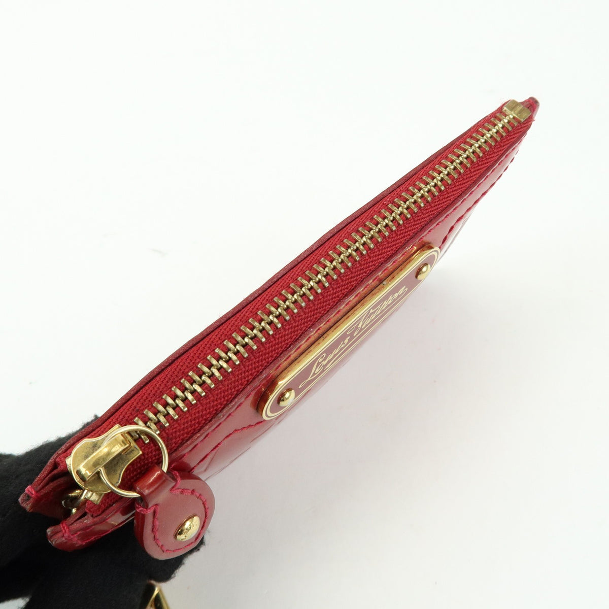 Louis Vuitton Pochette Clés Patent Leather, Red, Patent Leather, Wallet