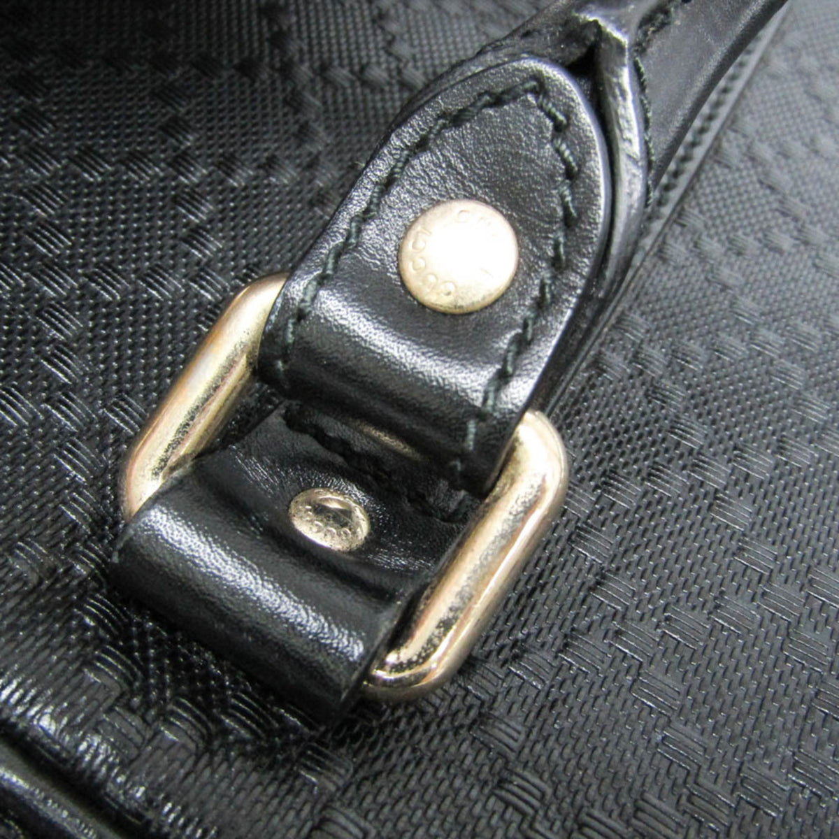 Gucci Bright Convertible Diamante Leather, Black, Leather, Briefcase