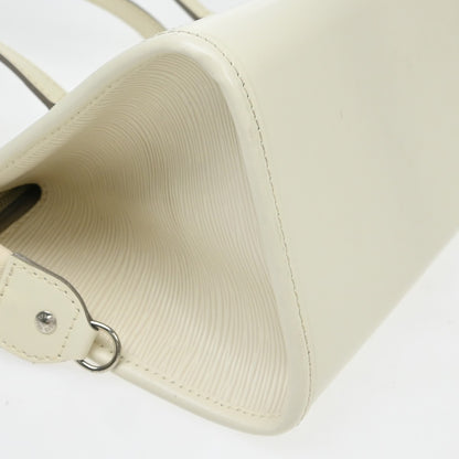 Louis Vuitton Madeleine Epi Leather, White, Leather, Shoulder Bag