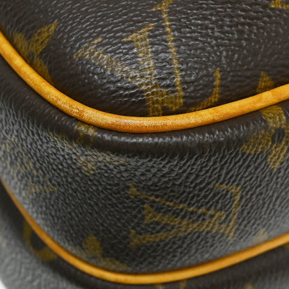 Louis Vuitton Reporter Monogram, Brown, Canvas, Shoulder Bag