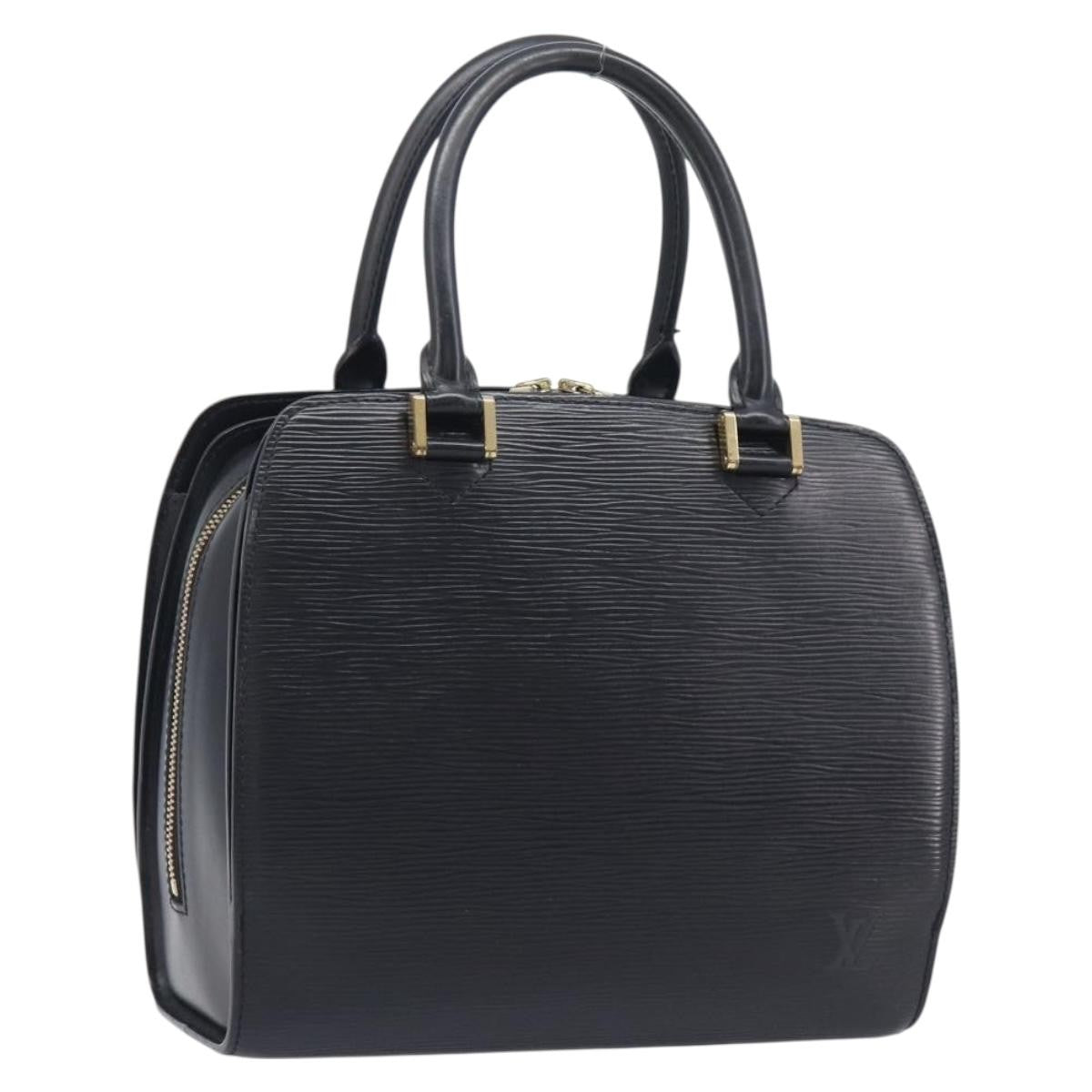 Louis Vuitton Pont Neuf Epi Leather, Black, Leather, Handbag
