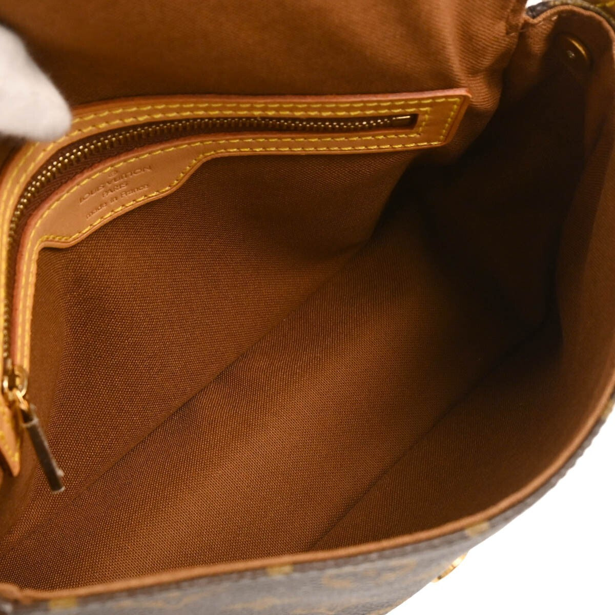 Louis Vuitton Looping Monogram Canvas, Brown, Canvas, Handbag