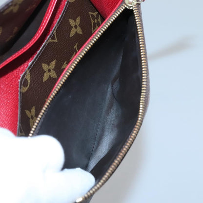 Louis Vuitton Emilie Monogram Canvas, Red, Canvas, Wallet