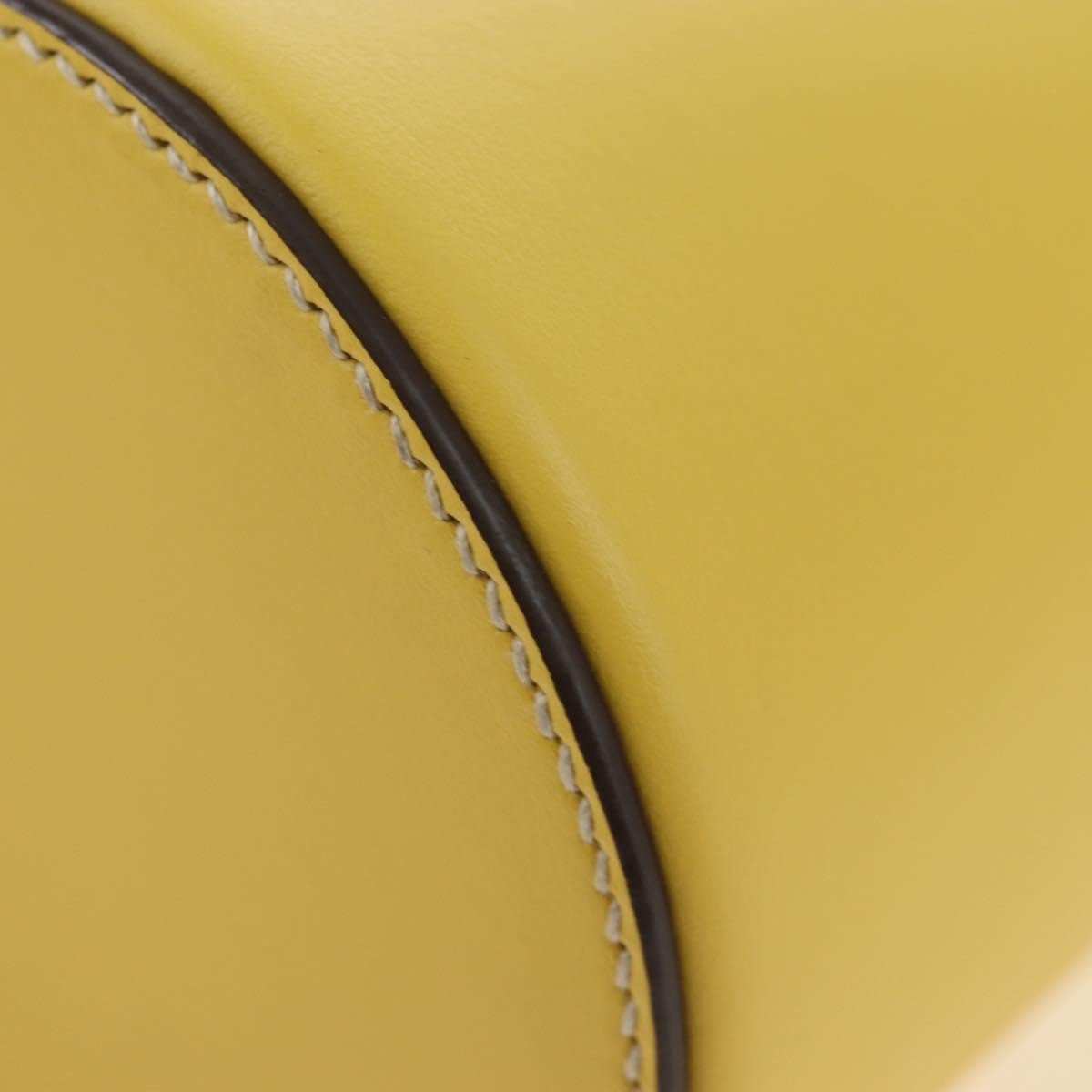 Miu Miu Vintage Leather, Yellow, Leather, Handbag