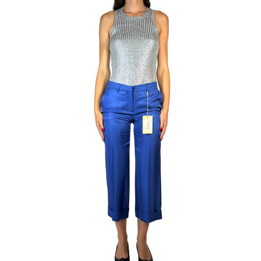 True Royal Cropped Pants
