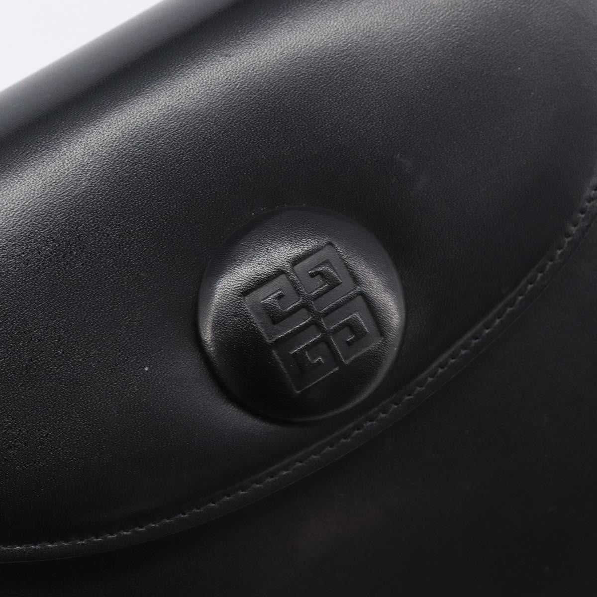 Givenchy Twist lock top handle Leather, Black, Leather, Handbag