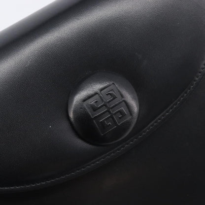 Givenchy Twist lock top handle Leather, Black, Leather, Handbag