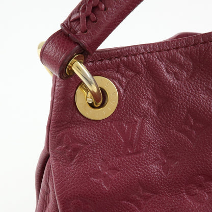 Louis Vuitton Artsy Monogram Empreinte Leather, Burgundy, Leather, Handbag