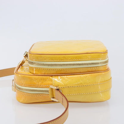 Louis Vuitton Wooster Monogram Vernis, Yellow, Patent Leather, Handbag