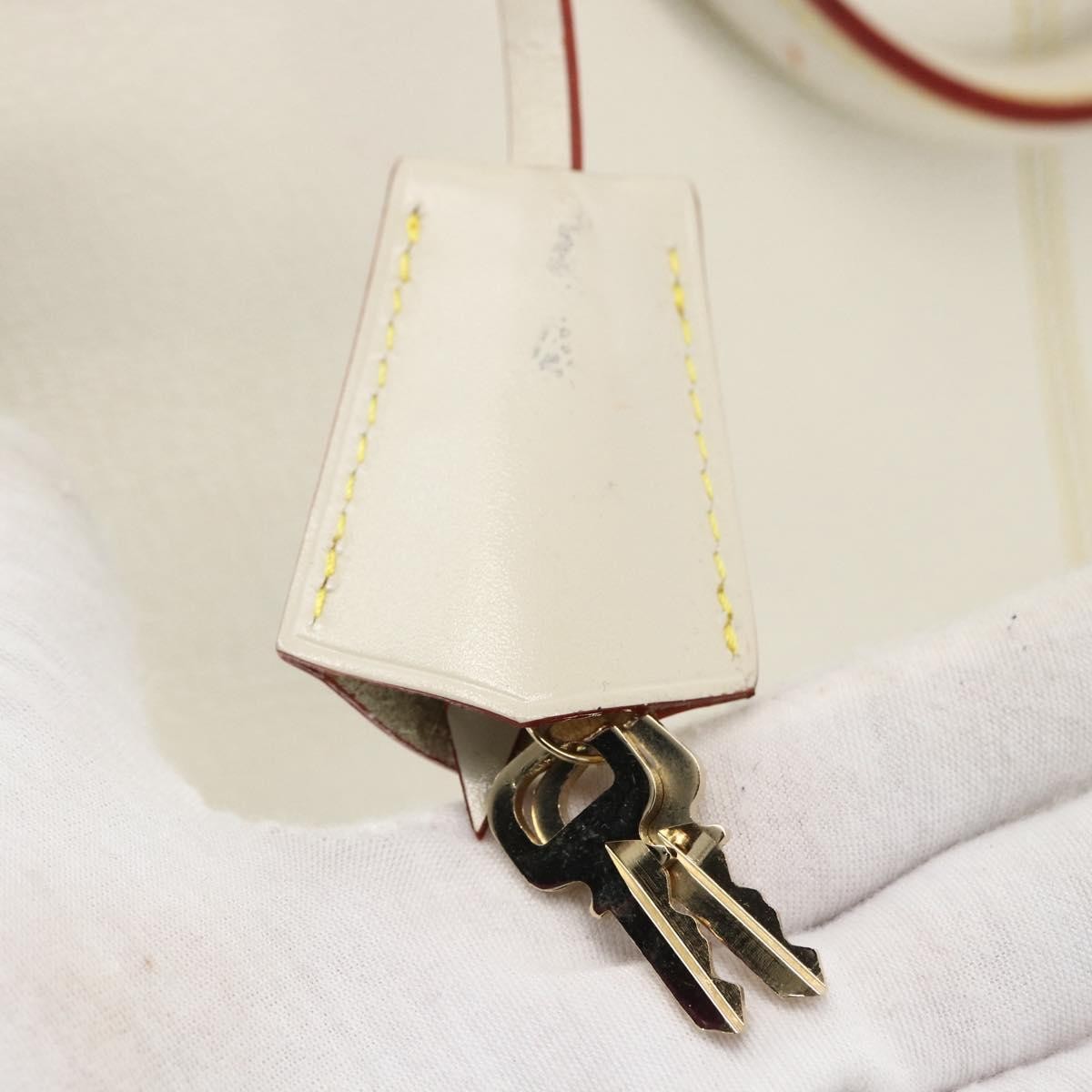 Louis Vuitton Suhali Lockit Leather, White, Leather, Handbag