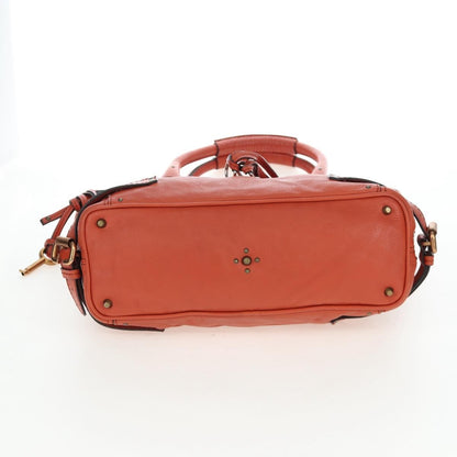 Chloe Paddington Leather, Orange, Leather, Tote Bag