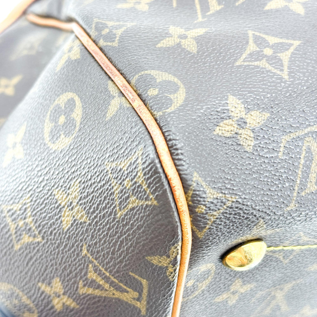 Louis Vuitton Tivoli Monogram Canvas, Brown, Canvas, Handbag
