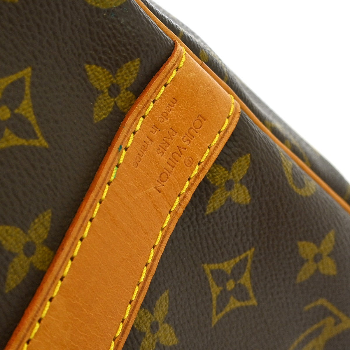 Louis Vuitton Keepall Bandoulière Monogram, Brown, Canvas, Travel Bag
