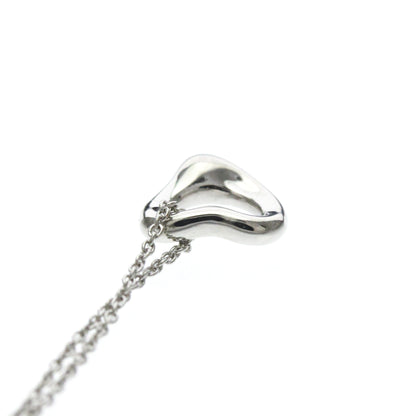 Tiffany & Co. Elsa Peretti Open Heart Pendant Platinum, Silver, Platinum, Necklace