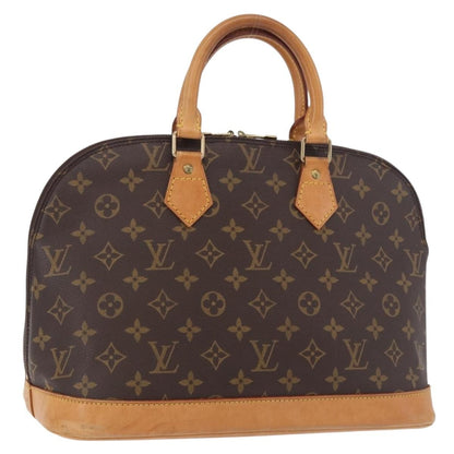 Louis Vuitton Vintage Alma Monogram Canvas, Brown, Canvas, Handbag