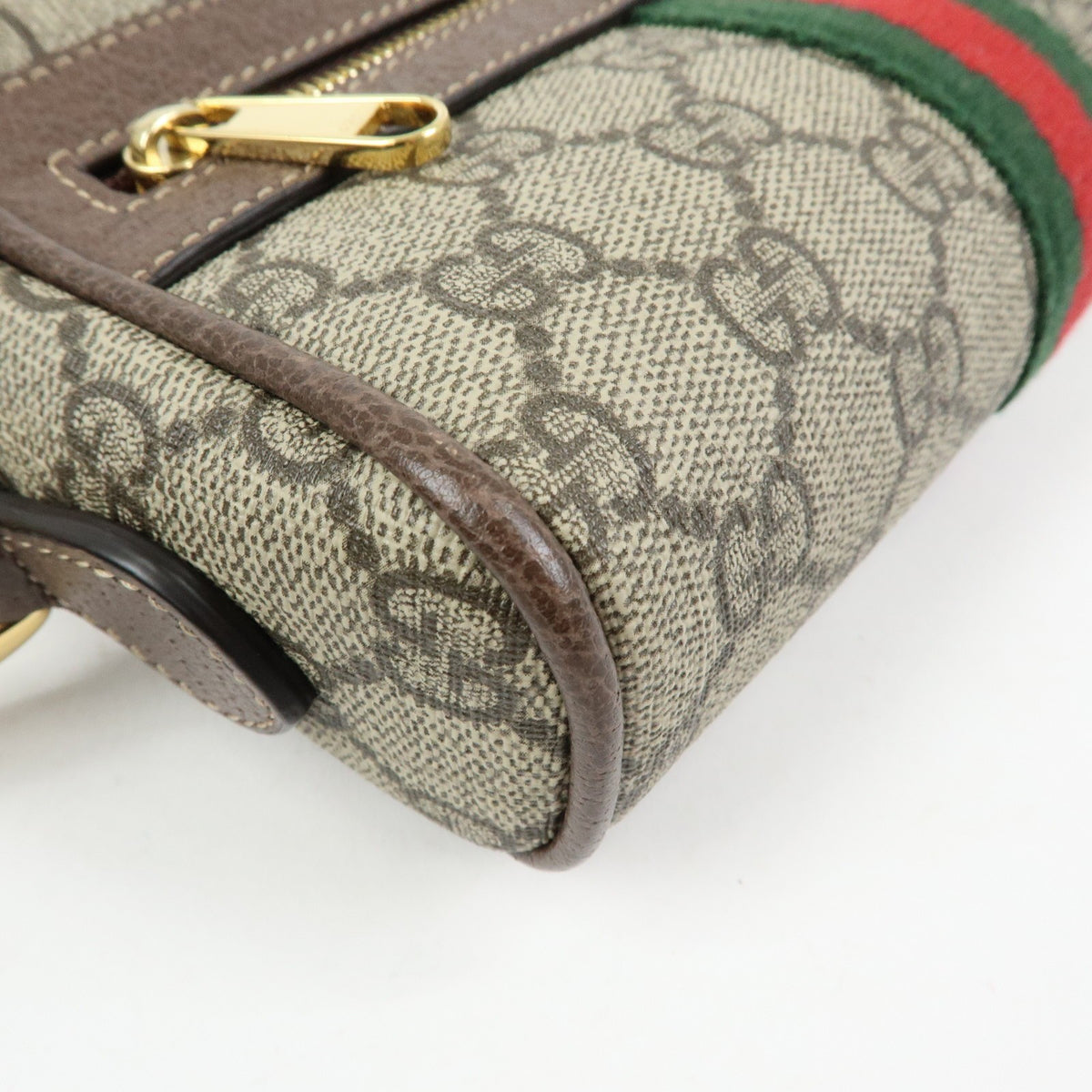Gucci Ophidia GG Coated Canvas, Beige, Canvas, Shoulder Bag