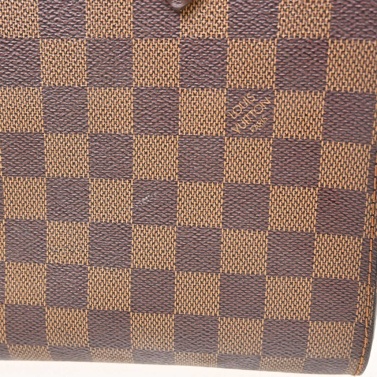 Louis Vuitton Triana Damier, Brown, Canvas, Handbag
