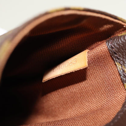 Louis Vuitton Pochette Gange Monogram Canvas, Brown, Canvas, Clutch