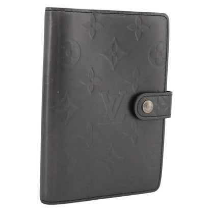 Louis Vuitton Agenda Cover Monogram Empreinte Leather, Gray, Canvas, Wallet