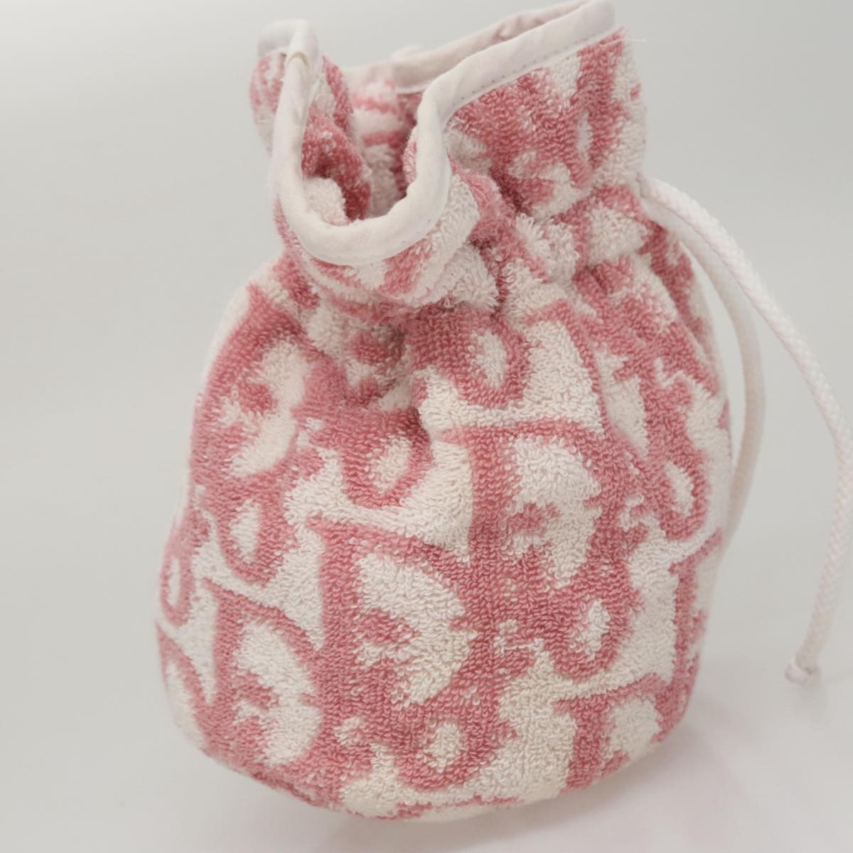 Christian Dior Trotter Clutch Trotter Canvas, Pink, Canvas, Clutch