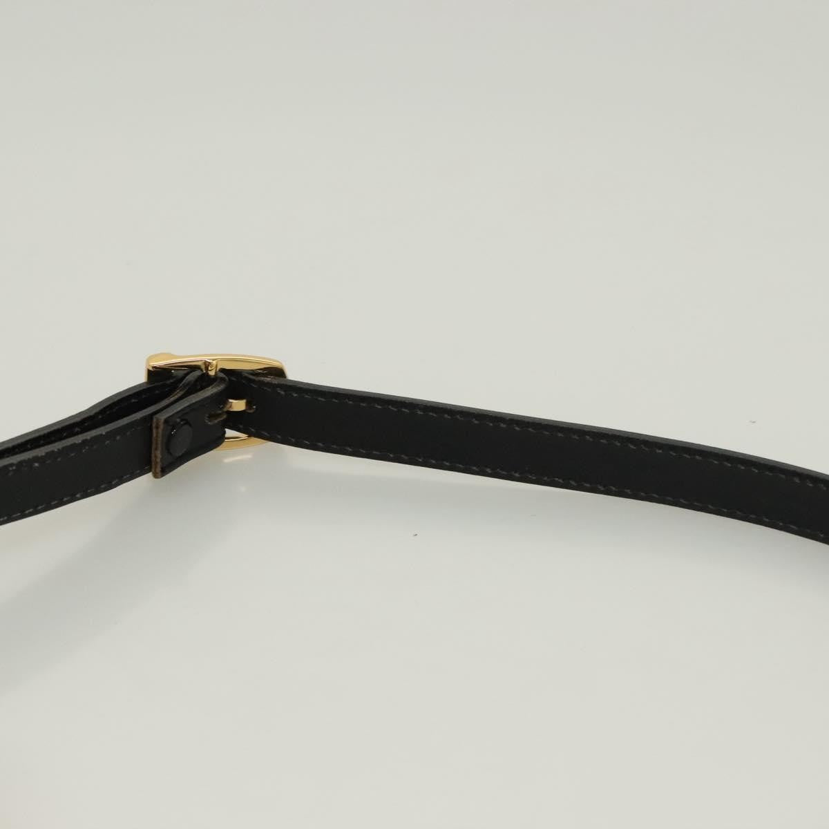 Bally Vintage Leather, Black, Leather, Shoulder Bag