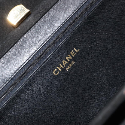 Chanel Matelasse Chain Shoulder Bag Suede, BLACK, SUEDE, Shoulder bag