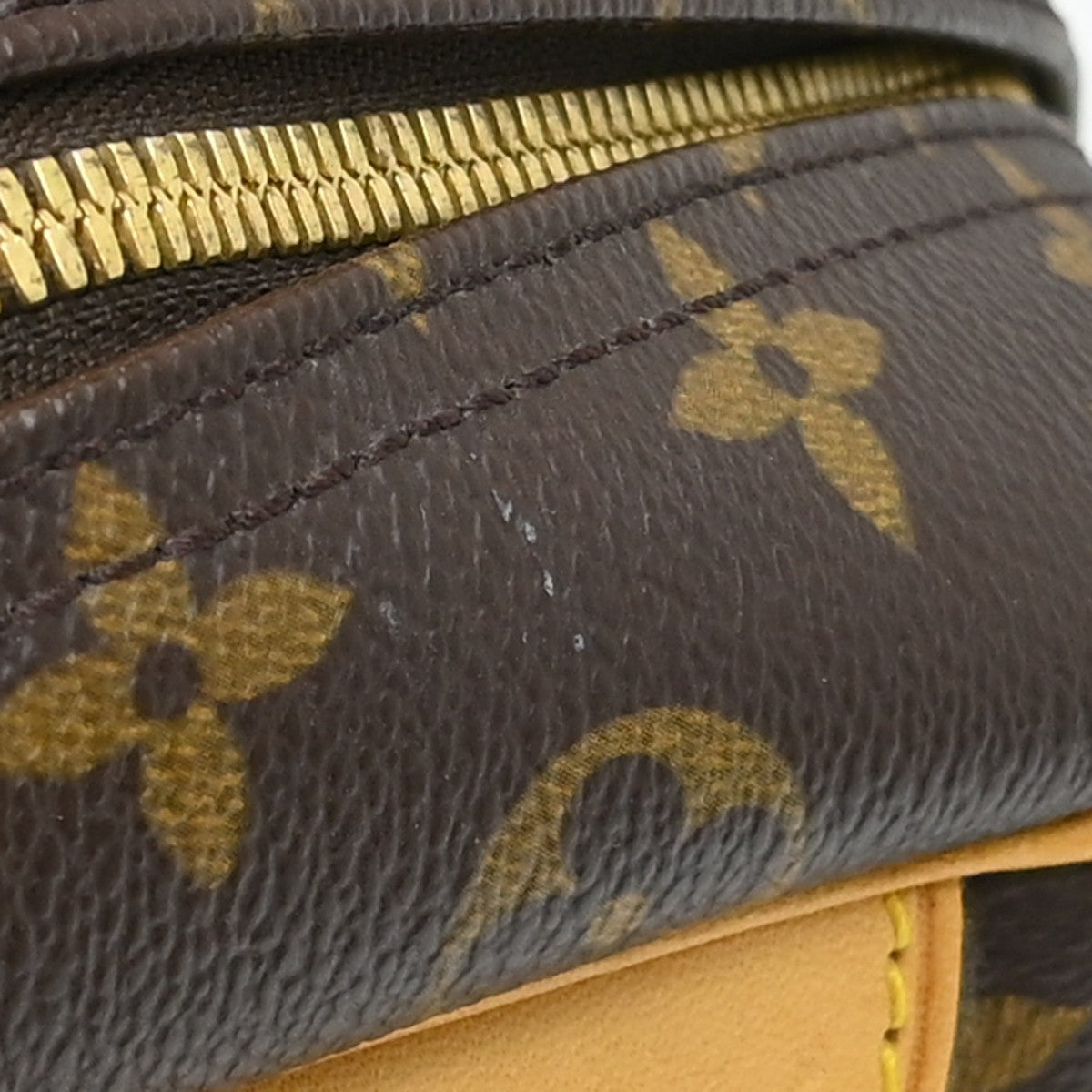 Louis Vuitton Deauville Monogram Canvas, Brown, Canvas, Handbag