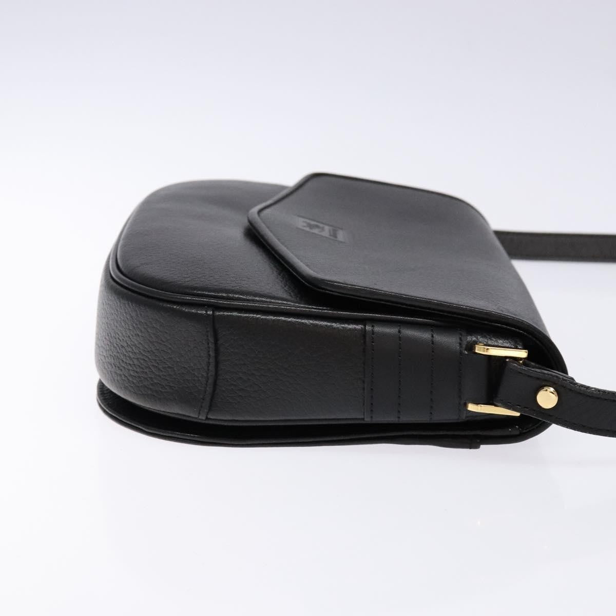 Burberry Flap Shoulder Leather, Black, Leather, Shoulder Bag
