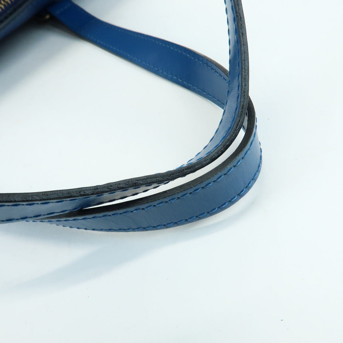 Louis Vuitton Soufflot Epi Leather, Blue, Leather, Tote Bag
